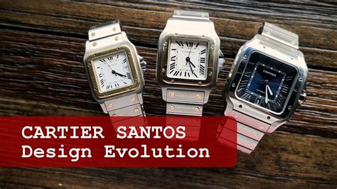 cartier santos carree vs galbee|cartier santos galbée.